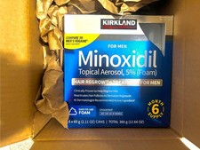 Kirkland Signature Hair Regrowth Treatment Foam - 6 Months Supply EXP March/2027