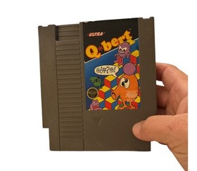 Authentic Copy of Q*bert for Nintendo NES Q bert Qbert UNTESTED