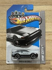 Hot Wheels 2012 HW City Toyota AE-86 Corolla 23/250 Black&White