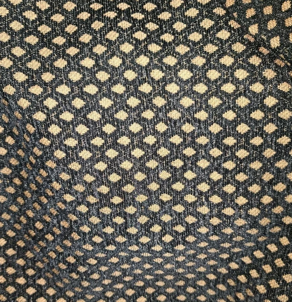 Juego de 4 piezas de muebles para el hogar Pacific Coast Medallion Bristol edredón negro dorado  Foto 3 de 4