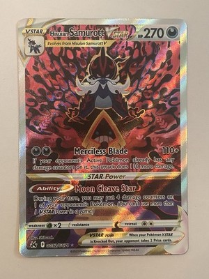 Pokémon TCG Hisuian Samurott VSTAR Crown Zenith GG Full Art Holo UR GG52/GG70