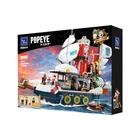 Popeye Treasure Hunt Steamship Building Set