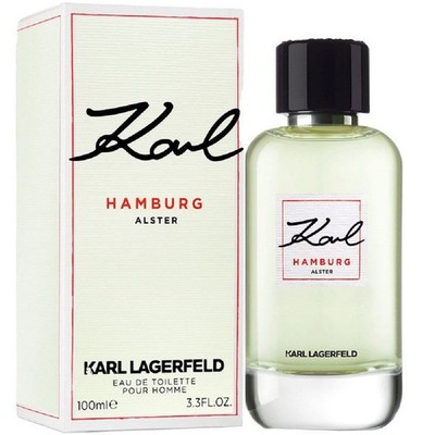 HAMBURG ALSTER * Karl Lagerfeld 3.3 oz / 100 ml Eau De Toilette Men Cologne