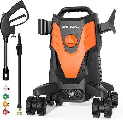 #ad 2024 Rockamp;Rocker Pressure Washer 1950 PSI High Pressure Power Washer $83.99