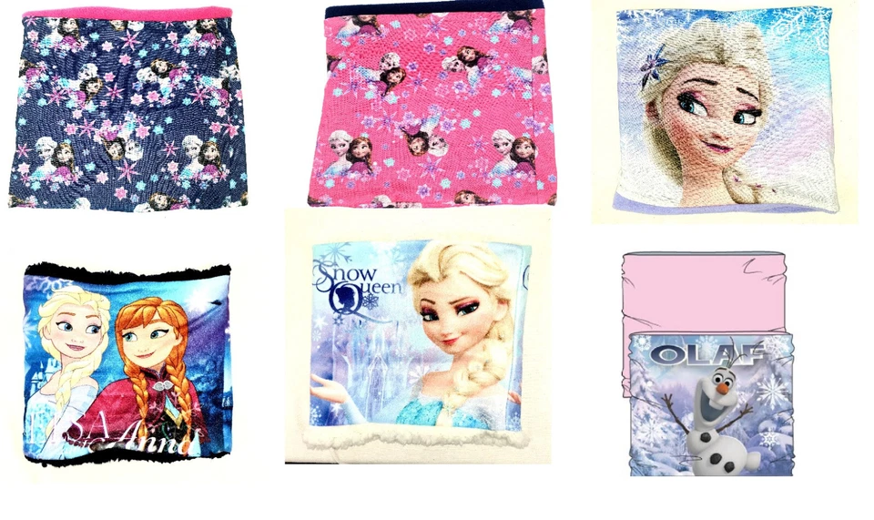 Frozen Eiskönigin Anna Elsa Olaf Schlauchschal Loop Schal Kinder Mädchen Snood