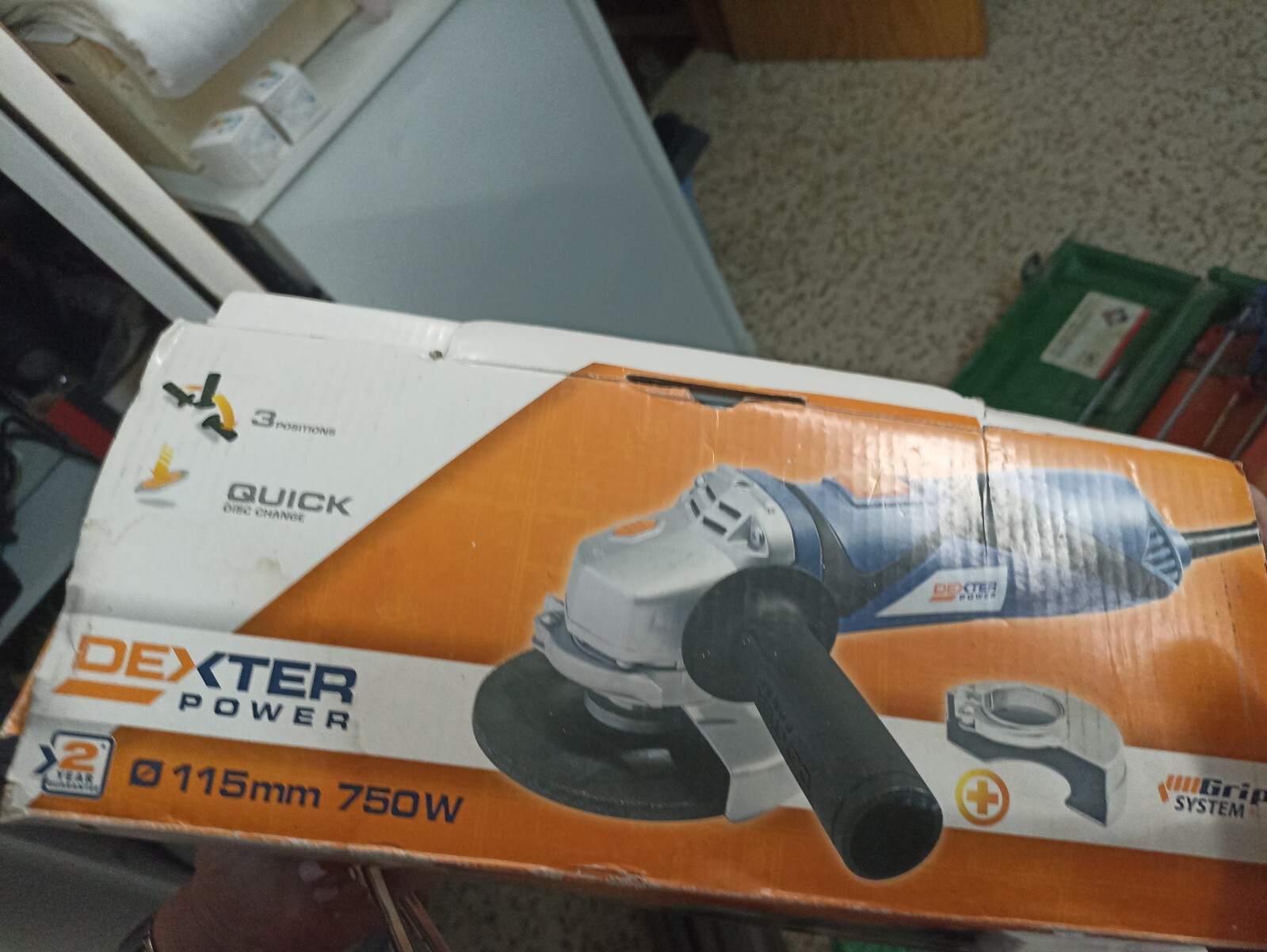 amoladora radial Dexter power 750w