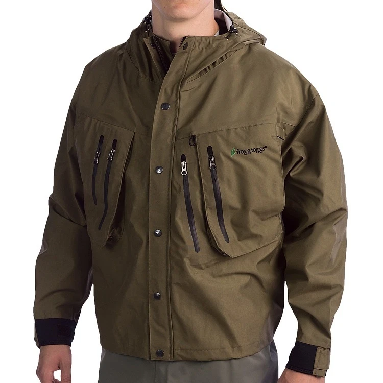 FROGG TOGGS PILOT DRIPORE WADING JACKET MENS MEDIUM NWT $179