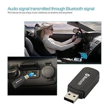 USB Bluetooth Music Stereo Wireless Audio Receiver Adapter 3.5mm