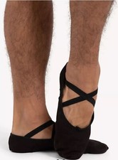 New 10.5 M CAPEZIO 2021A Black MEN'S CANVAS ROMEO BALLET SHOE Ships Free