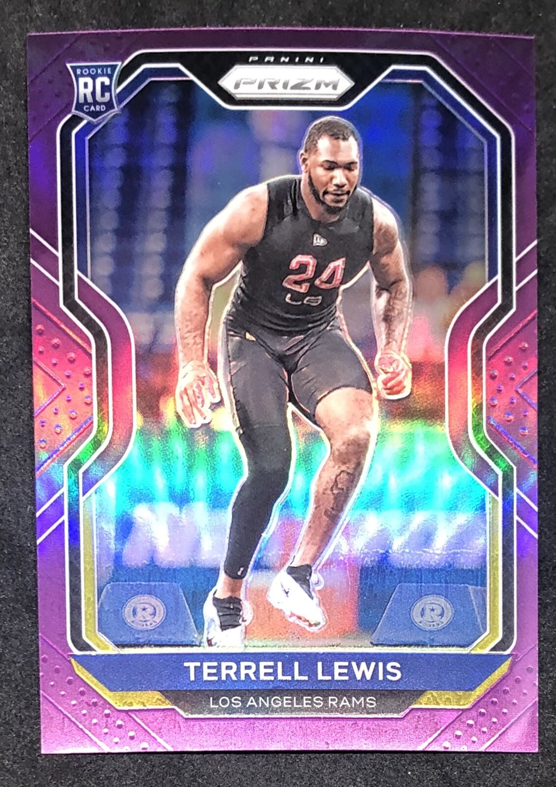 Terrell Lewis Panini Prizm #378 Purple Prizm