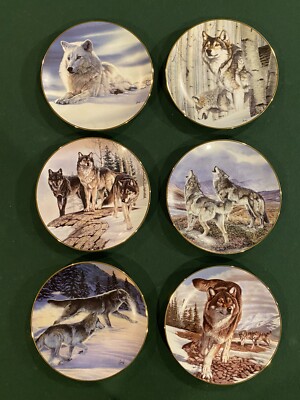 The Hamilton Collection ''Broken Silence'' Year of the Wolf Plate 1993 Al Agnew