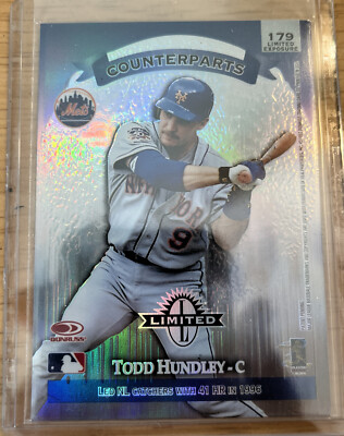 1997 Donruss Limited Counterparts Limited Exposure Hundley Casanova Card #179