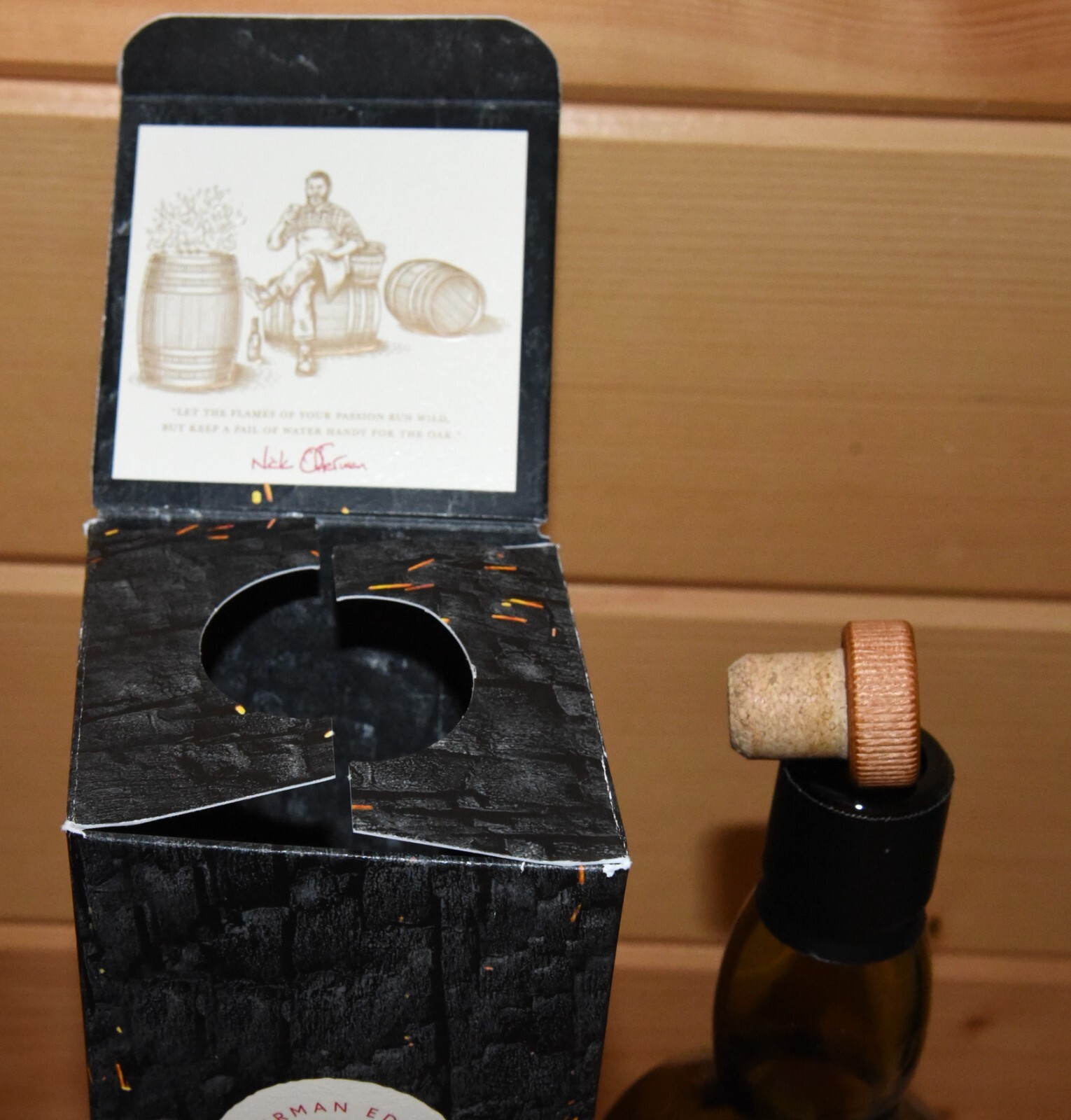 Lagavulin 11 Scotch (Islay) Offerman Ed. Empty 750ml Bottle with Cork Cap & Box