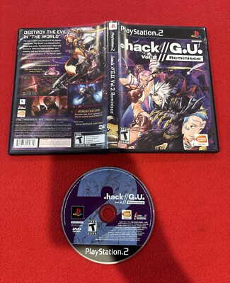 Dot hack G.U. Vol 2 Reminisce | Sony PlayStation 2 PS2 2007 | No Manual