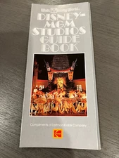 Walt Disney World Disney-MGM Studios Guide Book by Eastman Kodak 1989