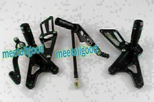CNC Rear Sets Rearsets Footrest Foot Rest Pegs for Yamaha YZF R1 2009-2013 Black