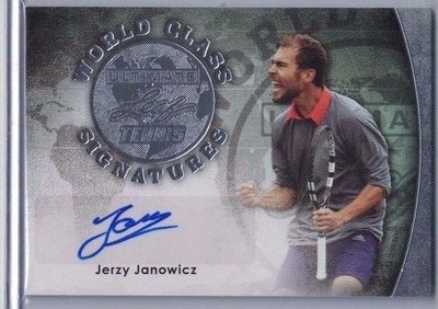 2015 LEAF ULTIMATE TENNIS WORLD CLASS AUTO SILVER ETCHED FOIL 