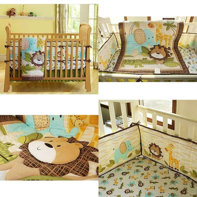 jungle cot bedding sets