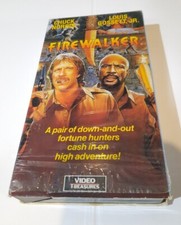 Firewalker VHS 1989 Chuck Norris Louis Gossett Jr in Shrink Wrap not Sealed