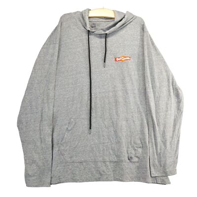 New Era Pullover Hoodie Size 3XL Gray Get Go Cafe Market Employee Embroidered