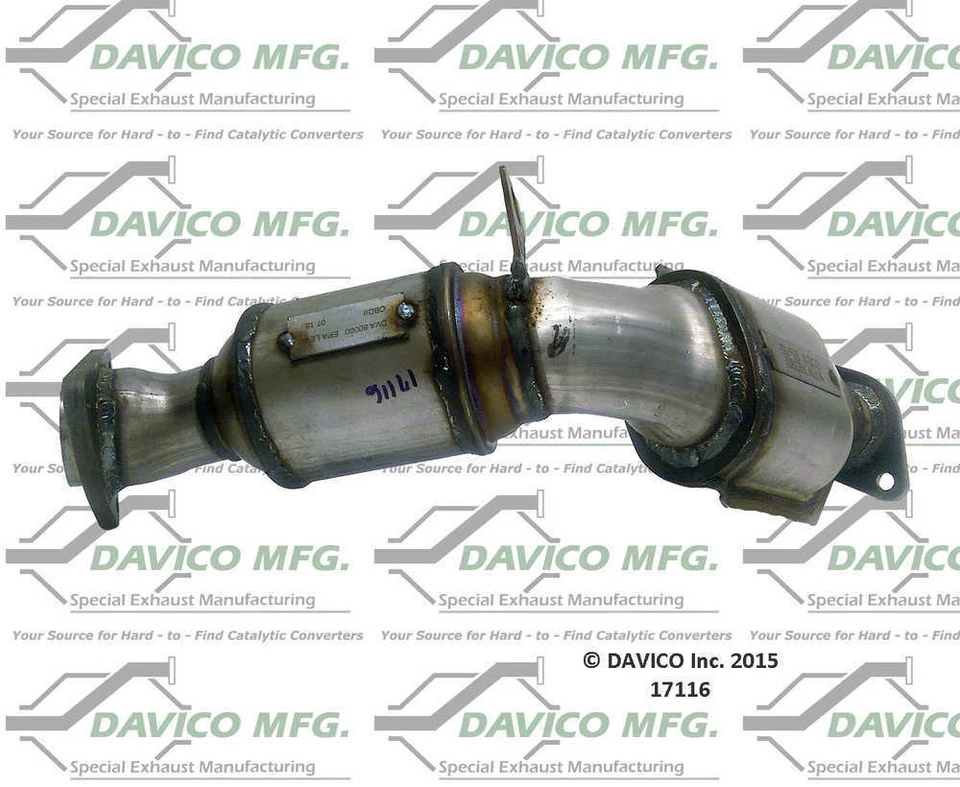 Convertidor catalítico - ajuste exacto - colector Davico 17116 Foto 2 de 3