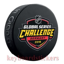 2018 Global Series Challenge Germany Souvenir Puck Edmonton Oilers & Kolner Haie