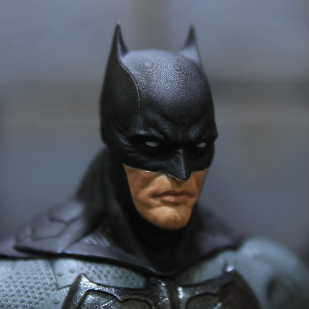 U.S Duty Free 1/12 Custom DC Batman Mcfarlane Mezco Head Sculpt | eBay