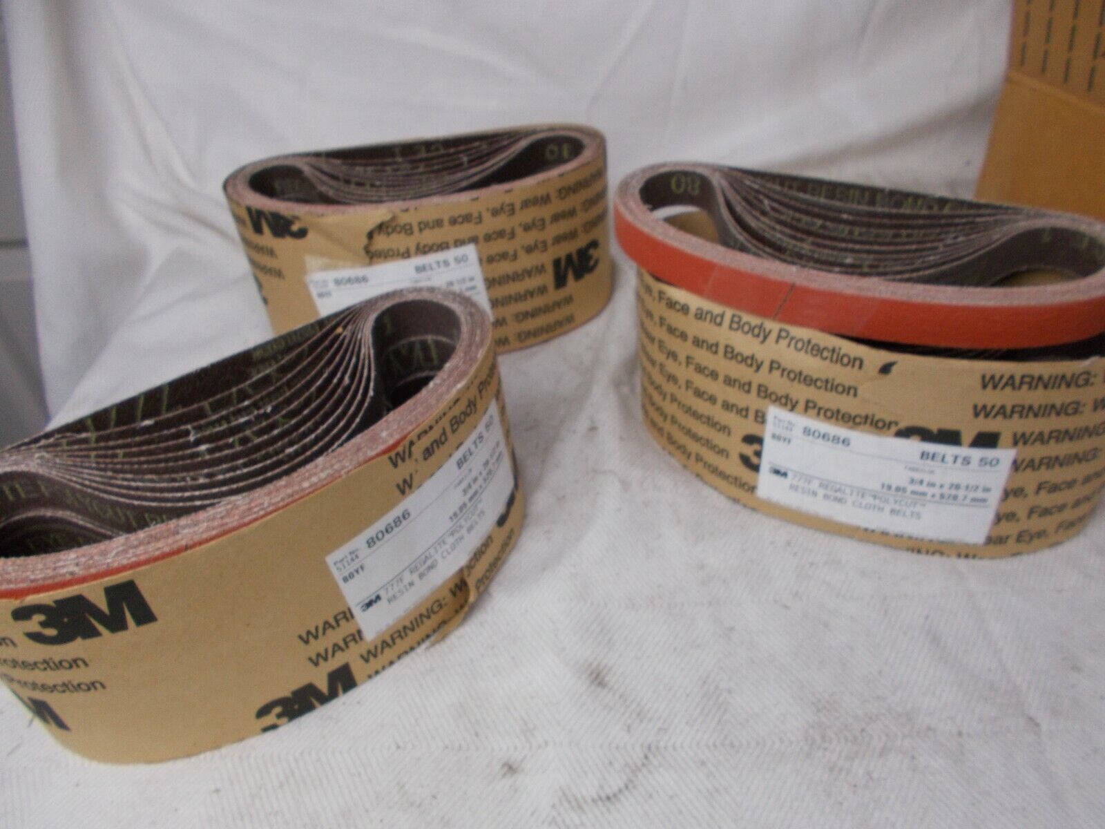 Sanding Belt 3M 777F Regalite 3/4 in x 20-1/2 in 80 Grit " 150 Belts "