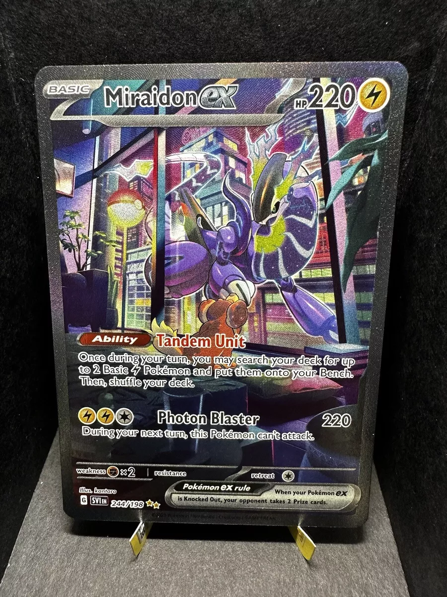 Miraidon ex - 244/198 - Special Illustration Rare - Pokemon