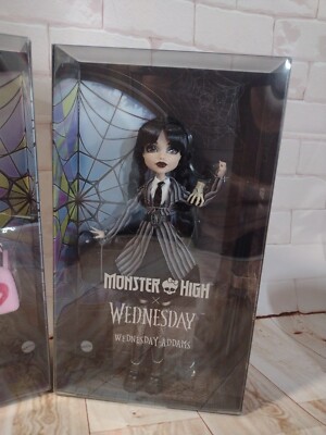 Monster High X Wednesday Addams & Enid Sinclair Addams Family Doll