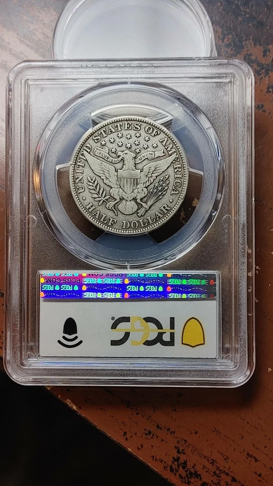 1907 Barber Silver Half Dollar 50C PCGS VF20 Original Beauty                4832 - Image 2 of 4