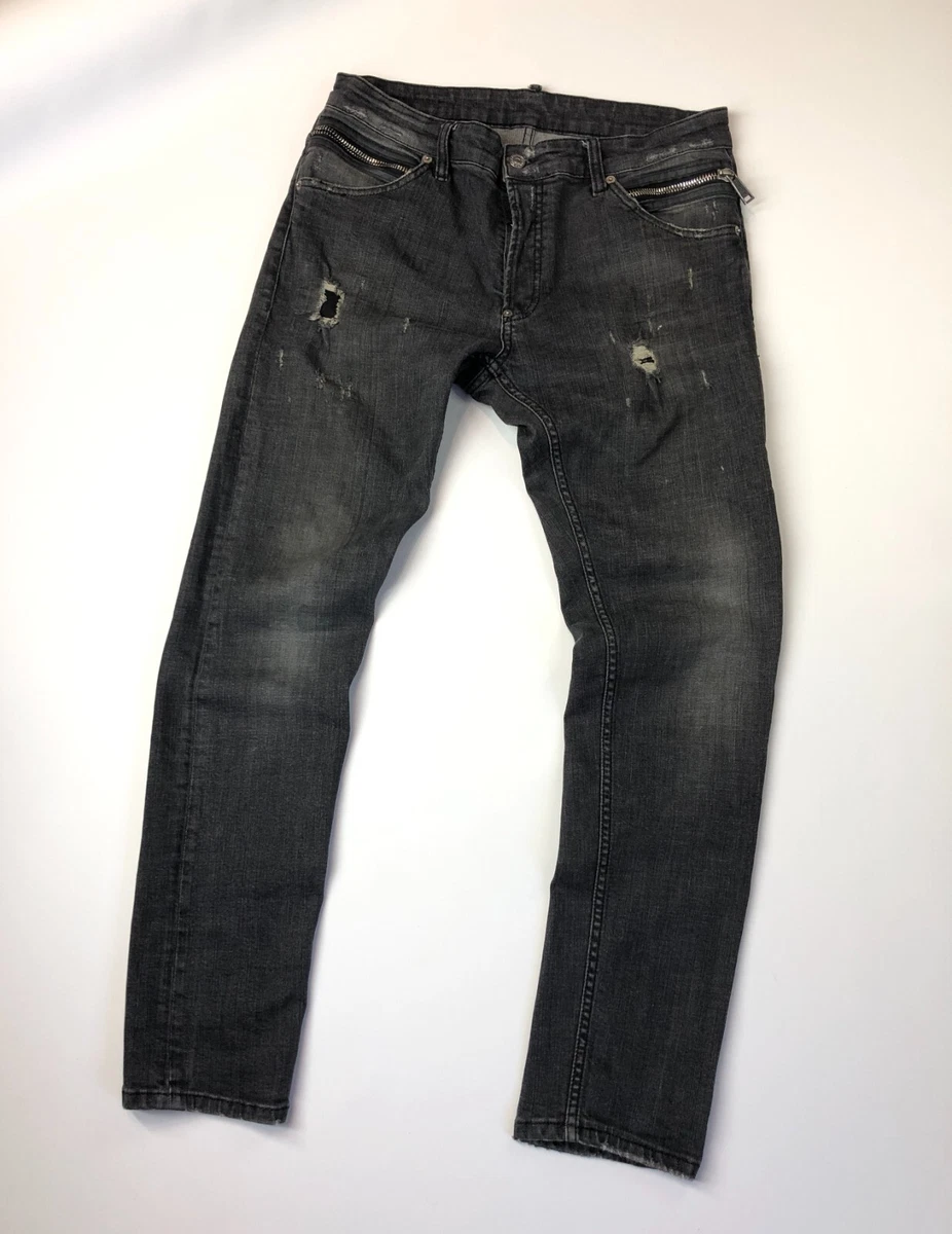 Dsquared2 jeans zip sales