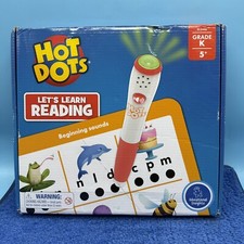 Learning Resources Hot Dots Let's Learn Reading Grade K - Open Box
