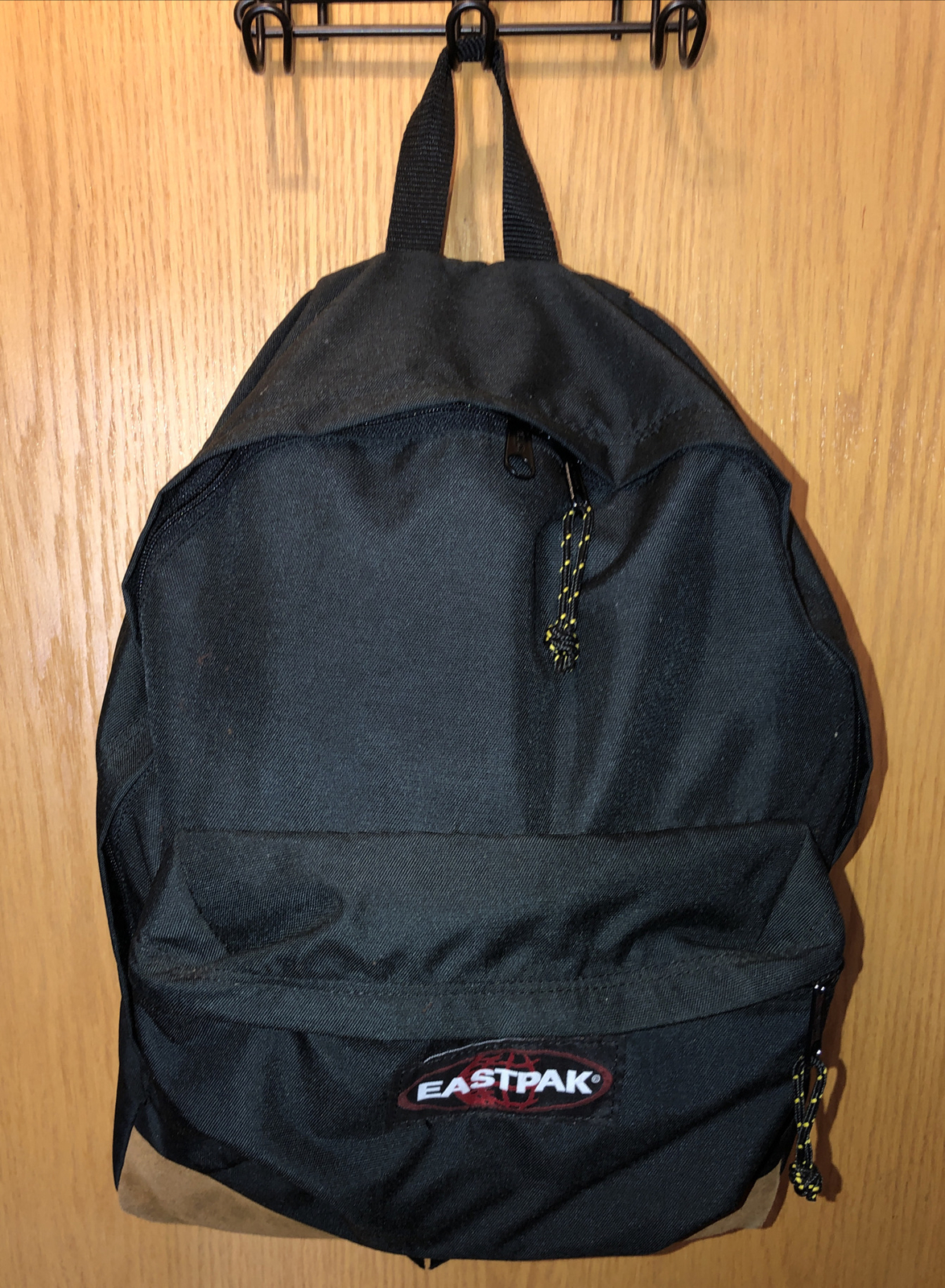 EASTPAK Nylon with Leather Bottom Adjustable Backpack… Gem