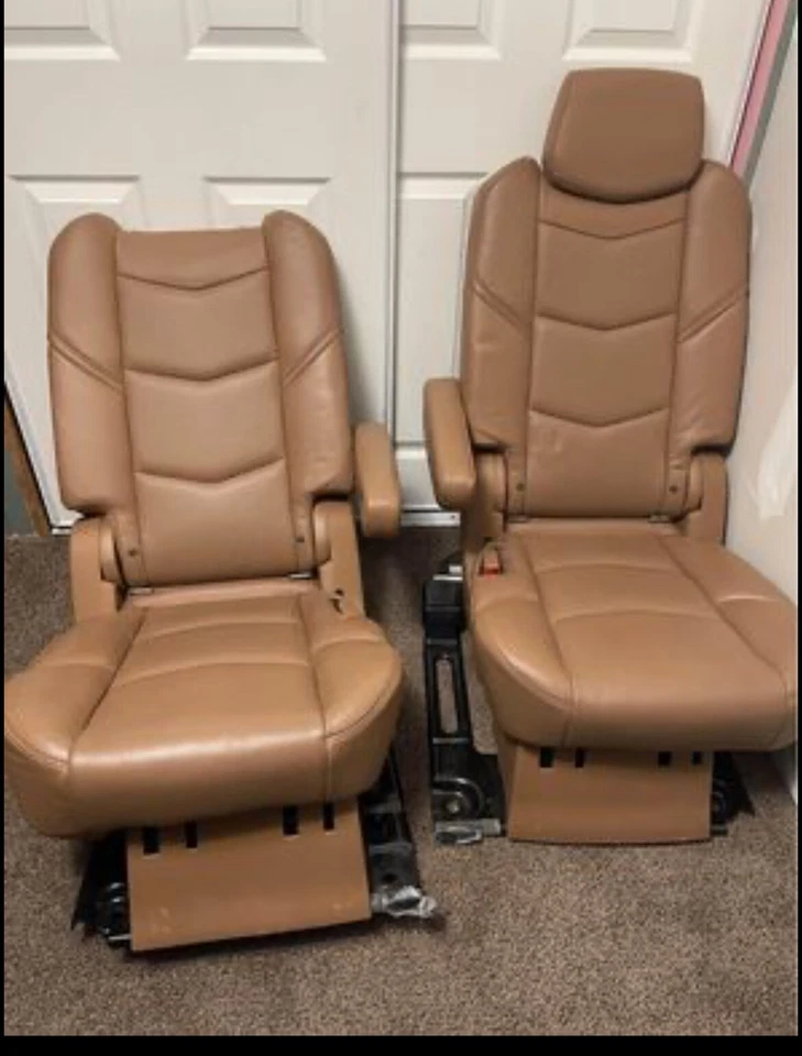 Asientos Cadillac Escalade cuero negro 2020 2019 2018 2017 2016 Foto 4 de 4