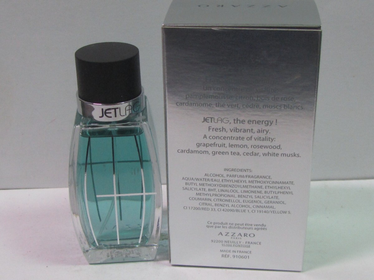 Jet Lag Travel Exclusive by Azzaro For Men 2.6 oz Eau de Toilette