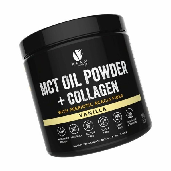 Bean Envy MCT Oil Powder + Collagen with Prebiotic Acacia Fiber 472g