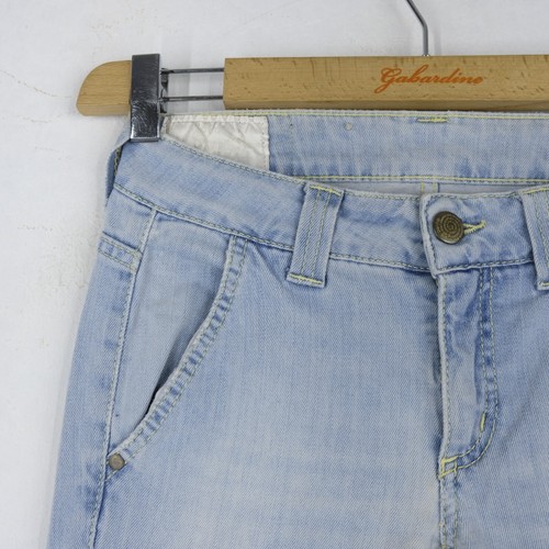 Pantalone Jeans Dondup Taglia 26 Donna Logo Comodo Cotone Pratico Tinta Unita - Foto 2 di 4