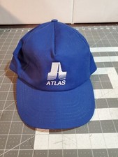 Vintage USA MADE Atlas Space Hat Snapback Cap