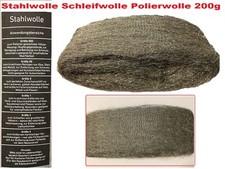 Toom Stahlwolle Schleifwolle Polierwolle 200g   fein / Grob Metall Wolle Draht