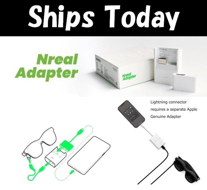 Nreal Air Glasses Adapter NR-7100AGL For Apple USB-C New Lightning