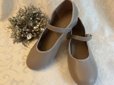 ABT Spotlights Girls Leather Strap Tap Shoes Sz 11 1/2
