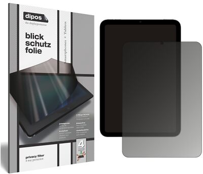 Blickschutzfolie für Apple iPad mini 6 (2021) matt Schutzfolie Display Schutz