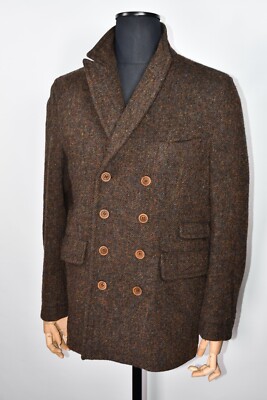 Nigel Cabourn x Harris Tweed 1940's DB Jacket 100% Wool Made Nigel Cabourn x Harris Tweed 1940's DB Jacket 100% Wool Made
