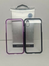 Iphone X Aluminum Construction Magnetic Case glass backing for wireless charging
