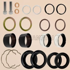 39mm Front Fork Bushing Dust Seals Rebuild Kit for Harley Dyna Forty Eight Iron 