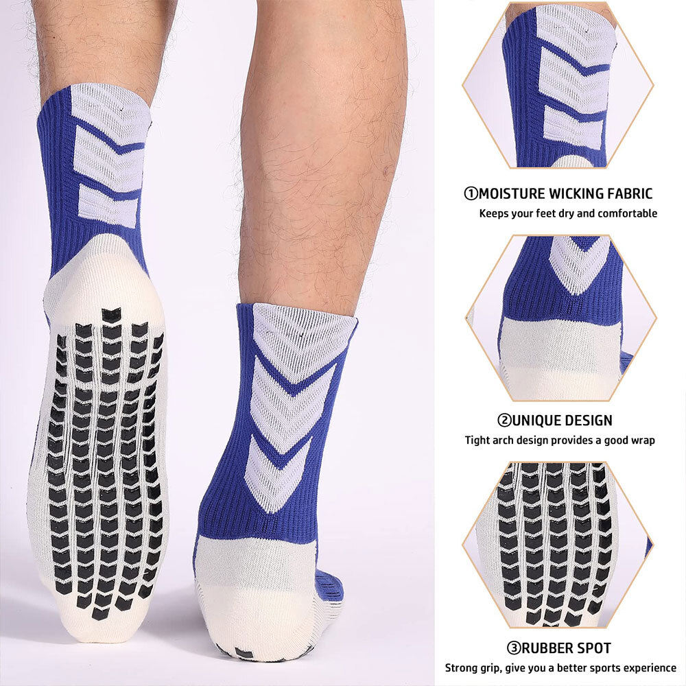 Non-slip socks with rubberised sole, Anti-slip socks