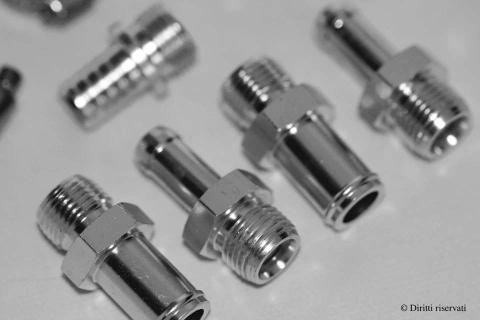 Serbatoio recupero olio vapori filtro + connettori + tubazione AUTO MOTO 300ml - Immagine 3 di 4