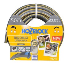 Hozelock Ultramax 116244 50m 12.5mm 5-Layer Anti-Kink Garden Hose UV Frost-Proof