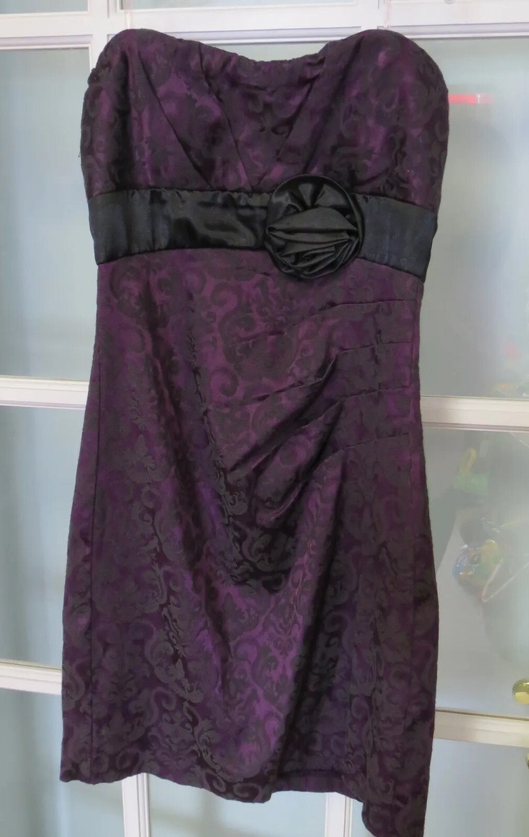 black and purple homecoming dresses women dress ZAPAKA Women Prom Dress with Slit Sparkly Purple Halter A Line Formal Dress with Pleated, Dark Purple / US8 the length refers to your throat to the floor Purple Homecoming Dresses | JJ's